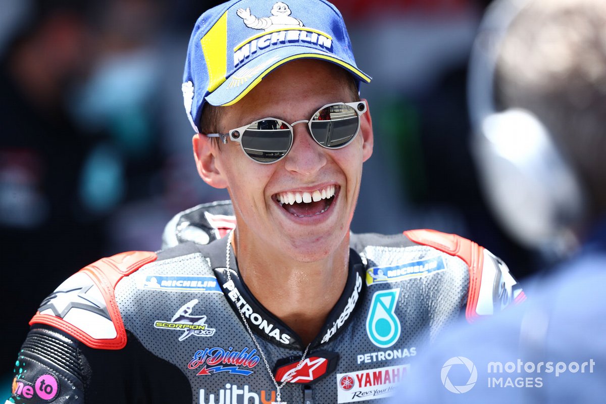 Il vincitore della gara Fabio Quartararo, Petronas Yamaha SRT