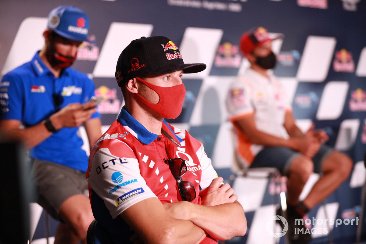 Jack Miller, Pramac Racing, en la conferencia de prensa