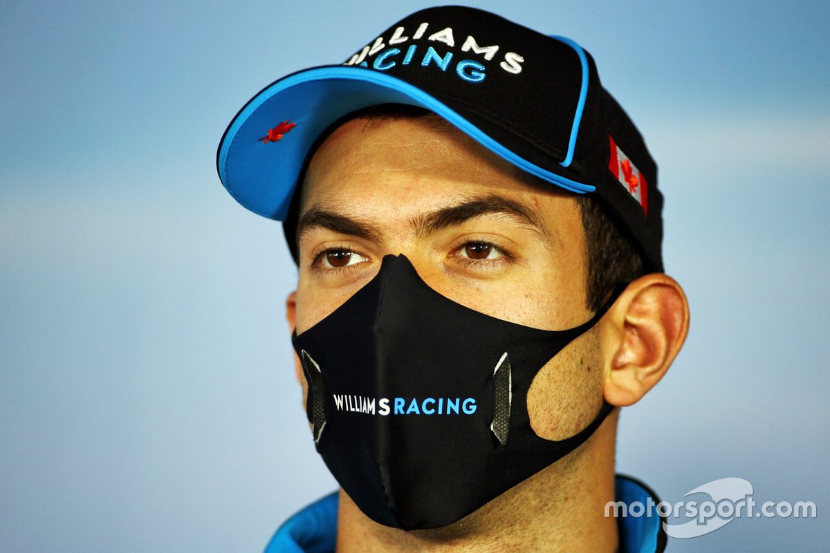 Nicholas Latifi, Williams Racing in the press conference