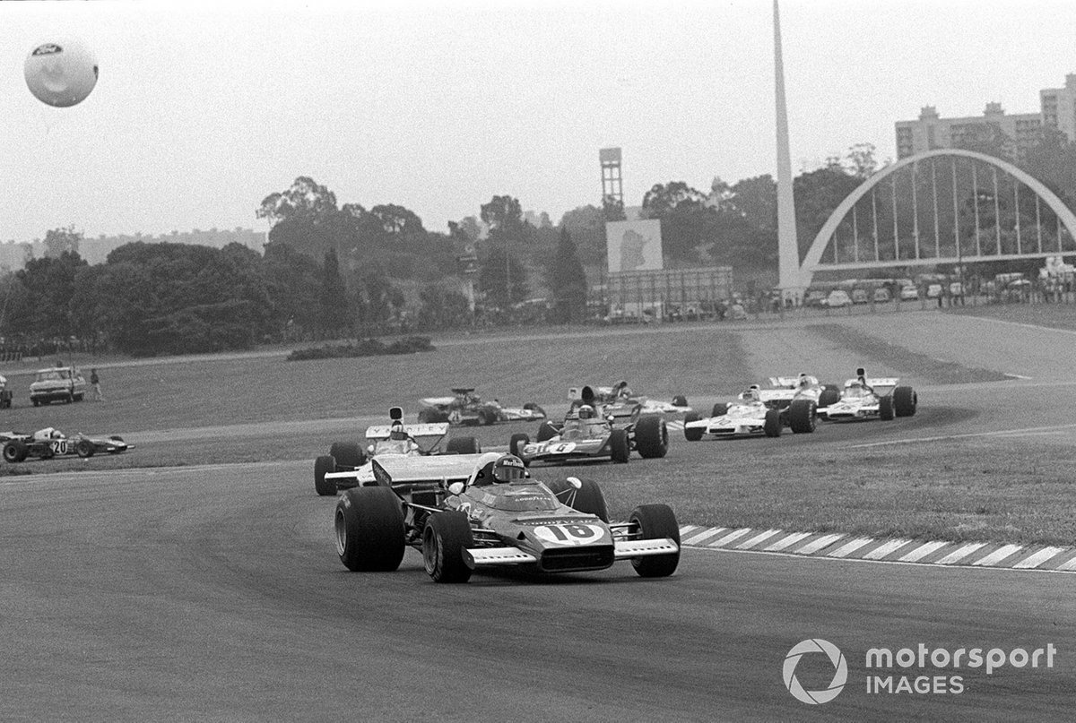 Renn-Action beim GP Argentinien 1973 in Buenos Aires