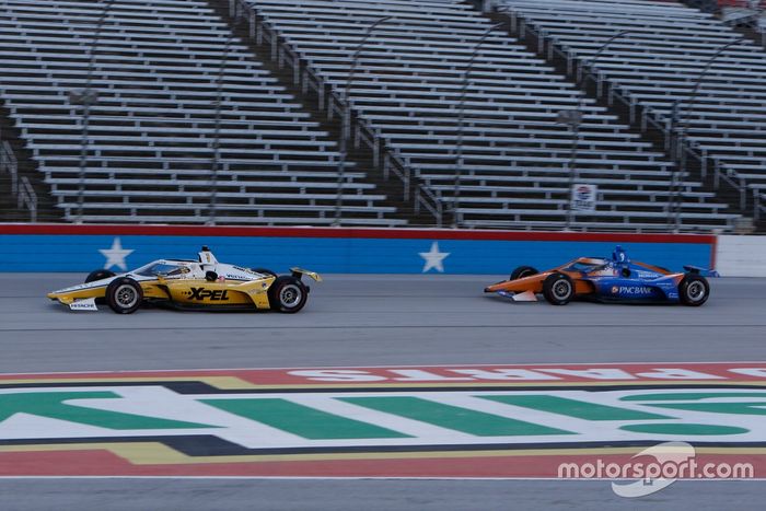Josef Newgarden, Team Penske Chevrolet, Scott Dixon, Chip Ganassi Racing Honda