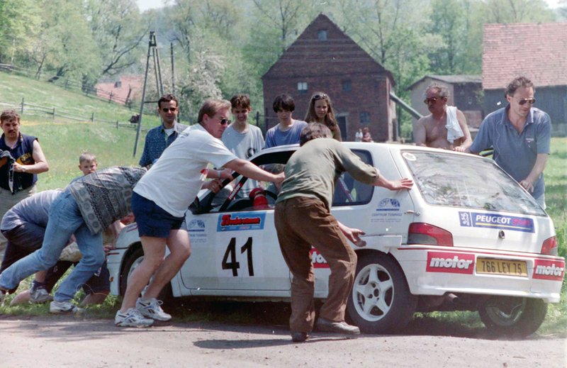 Andrzej Dąbrowski, Robert Gniot, Peugeot 106 Rallye