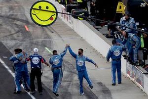 Stewart-Haas Racing team celebrating the victory