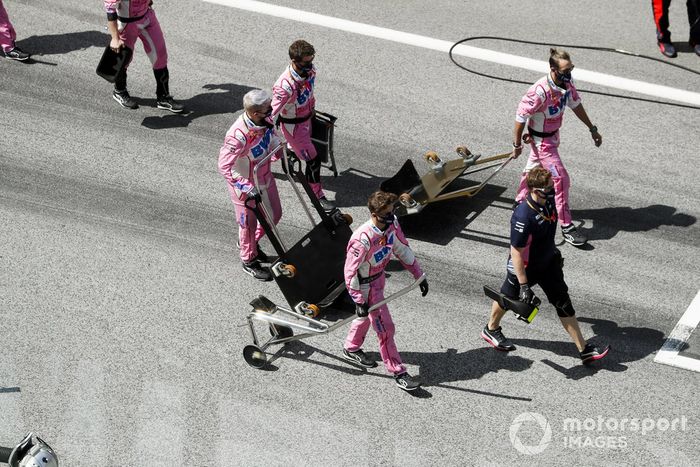 Mecánicos de Racing Point 