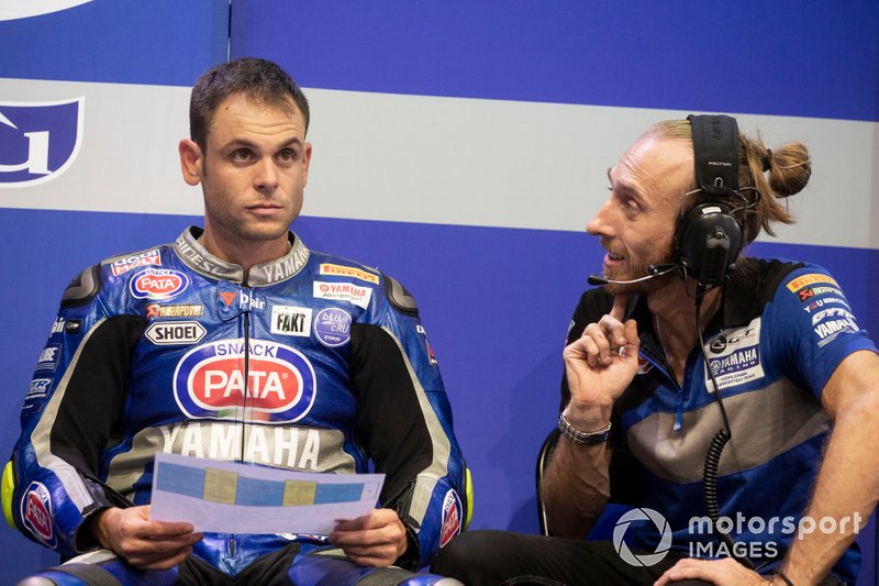 Sandro Cortese, GRT Yamaha WorldSBK, mit Nicola Sartori