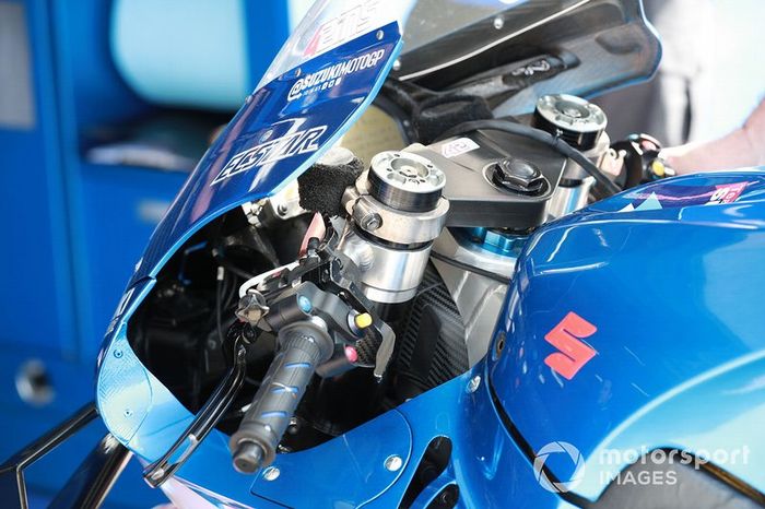 Team Suzuki MotoGP, detalle de la moto