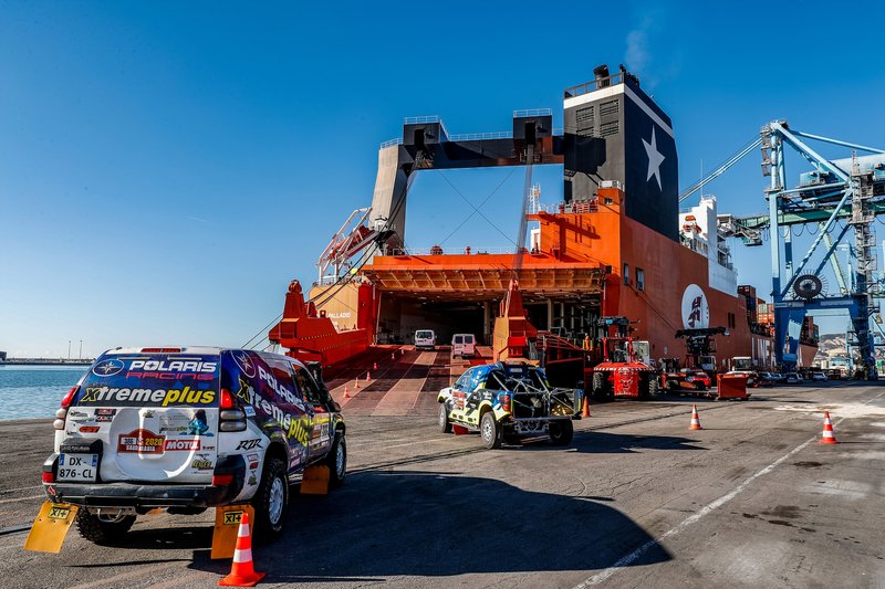 Embarque en Marsella del Dakar 2020