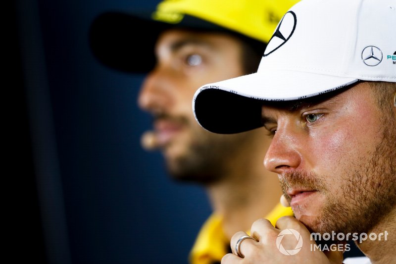 Valtteri Bottas, Mercedes AMG F1 and Valtteri Bottas, Mercedes AMG F1 In the Press Conference