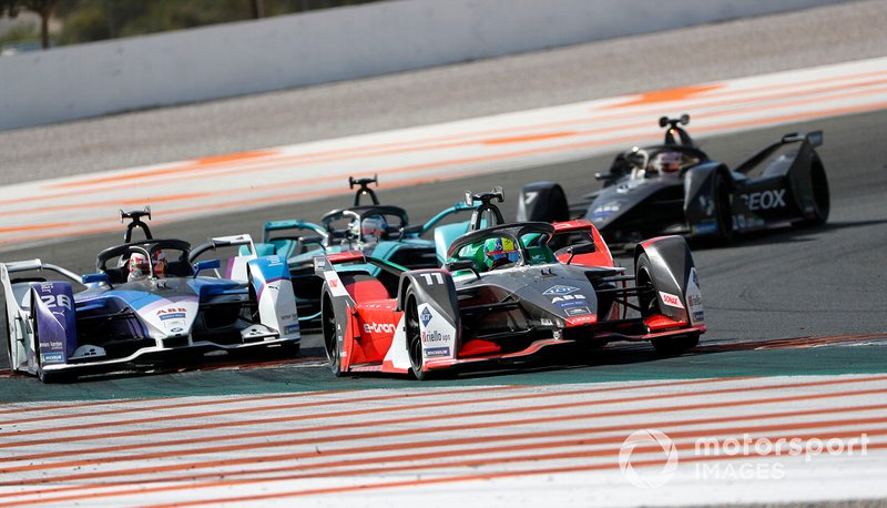 Lucas Di Grassi, Audi Sport ABT Schaeffler, Audi e-tron FE06, Maximilian Gunther, BMW I Andretti Motorsports, BMW iFE.20, James Calado, Jaguar Racing, Jaguar I-Type 4
