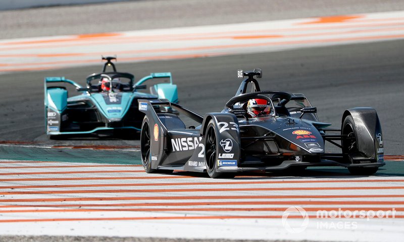 Sébastien Buemi, Nissan e.Dams, Nissan IMO2 Mitch Evans, Panasonic Jaguar Racing, Jaguar I-Type 4