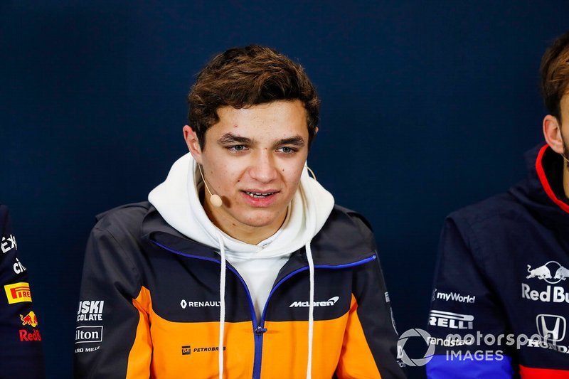 Press conference, Lando Norris, McLaren 