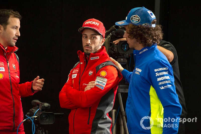 Alex Rins, Team Suzuki MotoGP, Andrea Dovizioso, Ducati Team