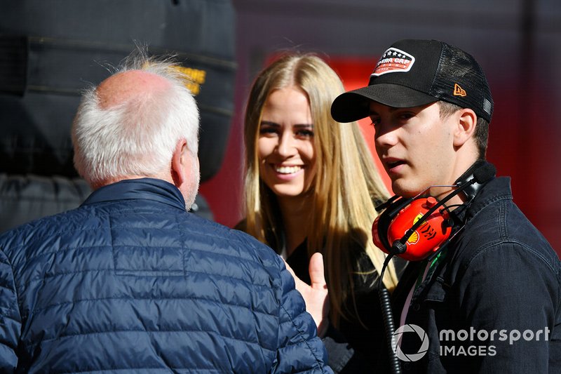 Il padre, Norbert, e il fratello, Fabian, di Sebastien Vettel, Ferrari
