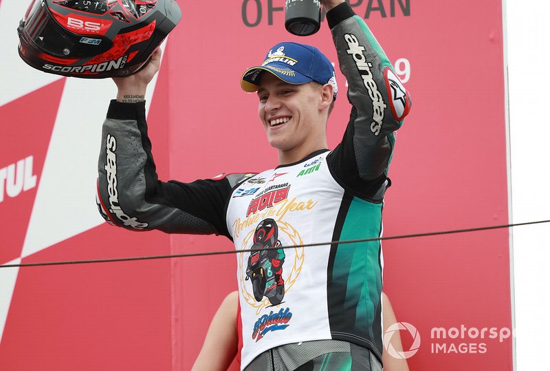 Podium: second place Fabio Quartararo, Petronas Yamaha SRT