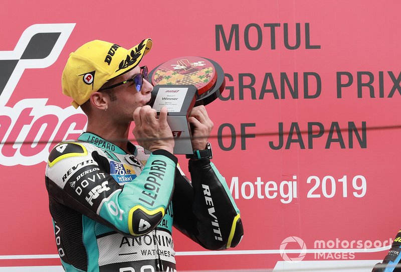 Il vincitore della gara Lorenzo Dalla Porta, Leopard Racing