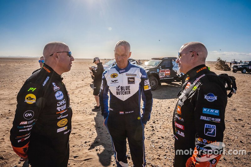 #314 Overdrive Toyota: Erik Van Loon, Sebastien Delaunay, #347 Jefferies and Maxxis Dakar Team: Tim Coronel, Tom Coronel