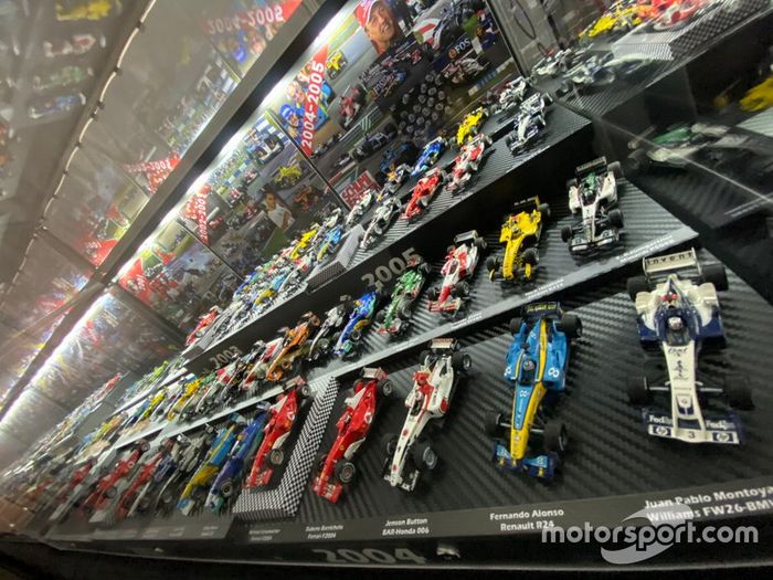 Colección de coches miniatura de F1