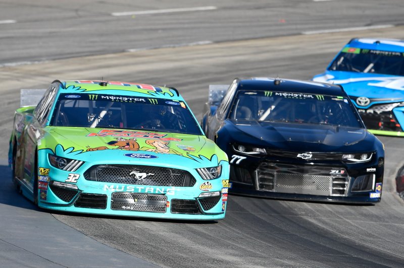 Corey LaJoie, Go FAS Racing, Ford Mustang CorvetteParts.net, Timmy Hill, Spire Motorsports, Chevrolet Camaro Spire Motorsports