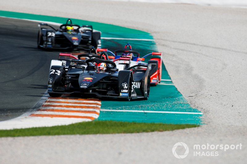 Sébastien Buemi, Nissan e.Dams, Nissan IMO2 Andre Lotterer, Tag Heuer Porsche, Porsche 99x Electric, Pascal Wehrlein, Mahindra Racing, M6Electro 