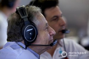 Jean Todt, President FIA, en Toto Wolff Mercedes AMG