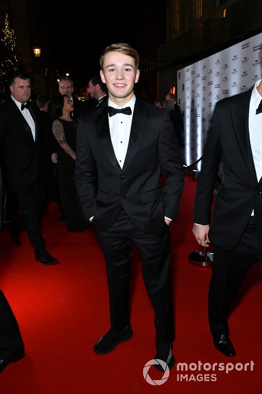 Billy Monger on the red carpet