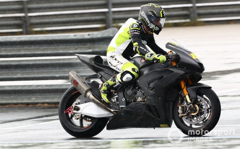 Alvaro Bautista, Team HRC after crash