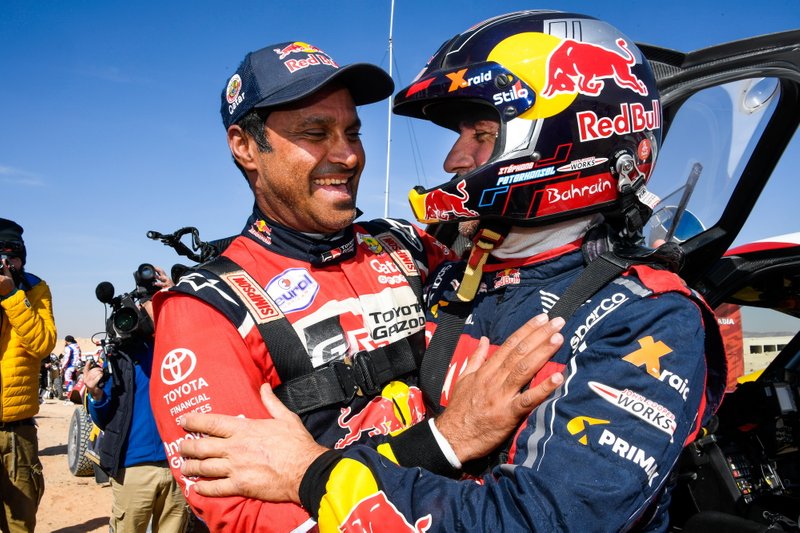 #300 Toyota Gazoo Racing: Nasser Al-Attiyah and #302 JCW X-Raid Team: Stephane Peterhansel