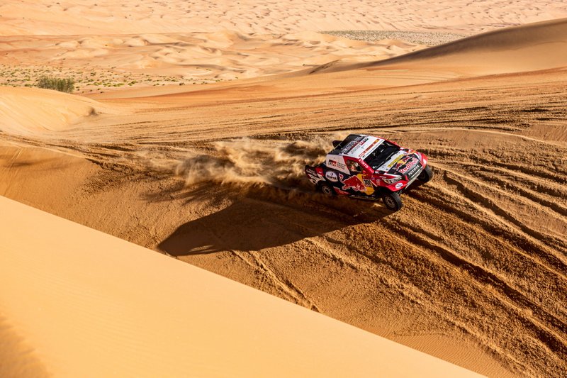 #300 Toyota Gazoo Racing: Nasser Al-Attiyah, Matthieu Baumel