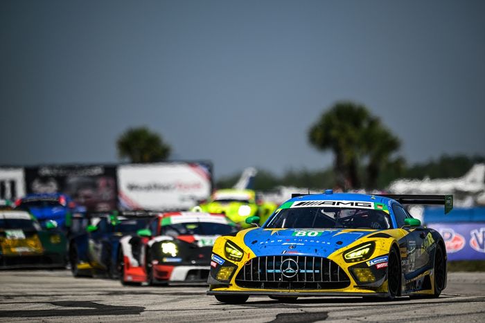#80 Lone Star Racing Mercedes-AMG GT3: Scott Andrews, Lin Hodenius, James Roe