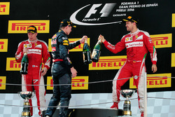 Podium: 1. Max Verstappen, Red Bull Racing; 2. Kimi Räikkönen, Scuderia Ferrari; 3. Sebastian Vettel
