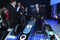 Alejandro Agag, CEO Formula E, Francesco Starace, CEO General Manager Enel Group