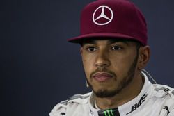 Lewis Hamilton, Mercedes AMG F1 in de persconferentie