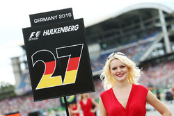 La Grid Girl de Nico Hulkenberg, Sahara Force India F1