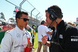 Pascal Wehrlein, Manor Racing, in der Startaufstellung