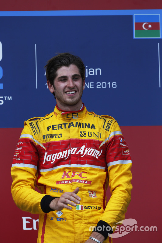 Ganador de la carrera  Antonio Giovinazzi, PREMA Racing