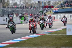 Jonathan Rea, Kawasaki Racing Team e Chaz Davies, Aruba.it Racing - Ducati Team