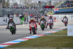 Jonathan Rea, Kawasaki Racing Team e Chaz Davies, Aruba.it Racing - Ducati Team