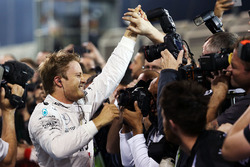 Race winner Nico Rosberg, Mercedes AMG F1 Team celebrates in parc ferme