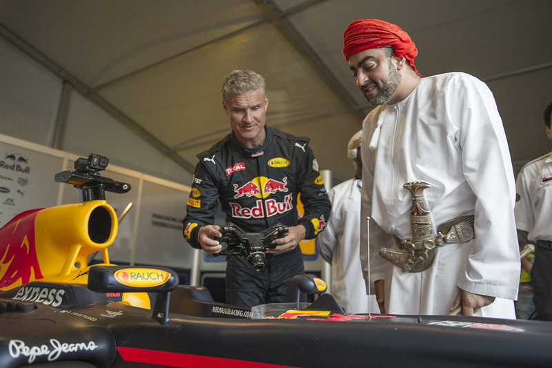 David Coulthard, Red Bull Racing durante uno show run in Oman