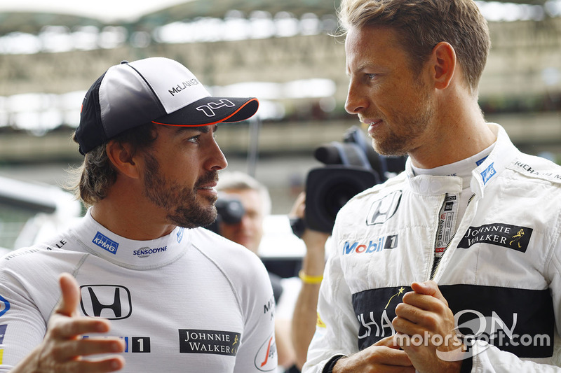 Fernando Alonso, McLaren and Jenson Button, McLaren