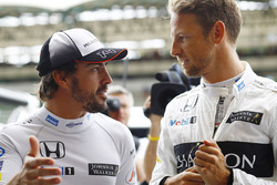 Fernando Alonso, McLaren and Jenson Button, McLaren