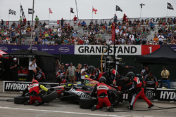 Sébastien Bourdais, KV Racing Technology Chevrolet pit actie
