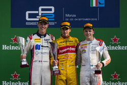 Podium: Antonio Giovinazzi, PREMA Racing, Raffaele Marciello, RUSSIAN TIME and Gustav Malja, Rapax