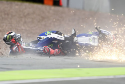 Jorge Lorenzo, Yamaha Factory Racing accidente