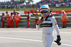 Fernando Alonso, McLaren in parc ferme
