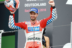 Podium : le troisième, Andrea Dovizioso, Ducati Team