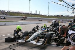 Josef Newgarden, Ed Carpenter Racing Chevrolet, pit action