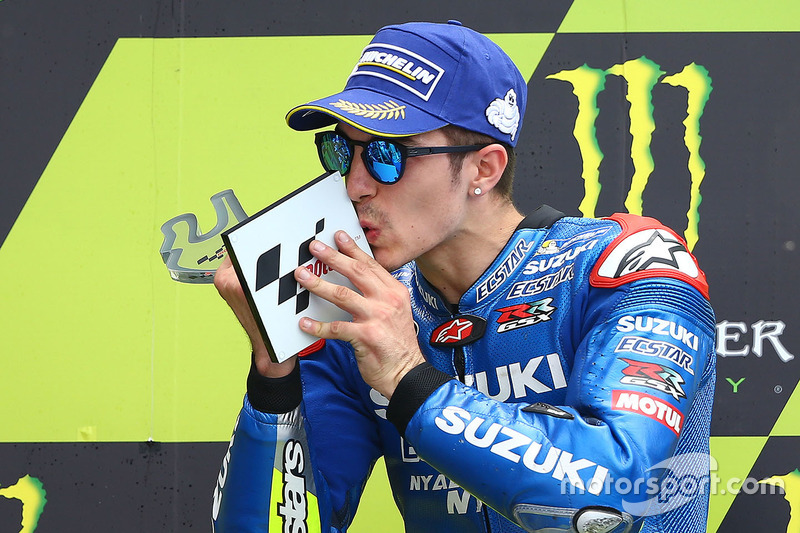 Podium: third place Maverick Viñales, Team Suzuki MotoGP