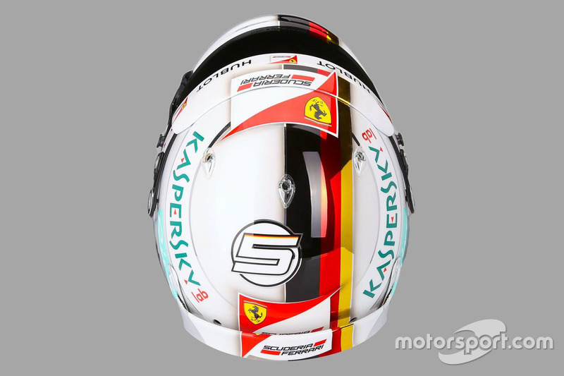 Le casque de Sebastian Vettel