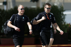 Valtteri Bottas, Mercedes AMG F1 with his trainer Antti Vierula